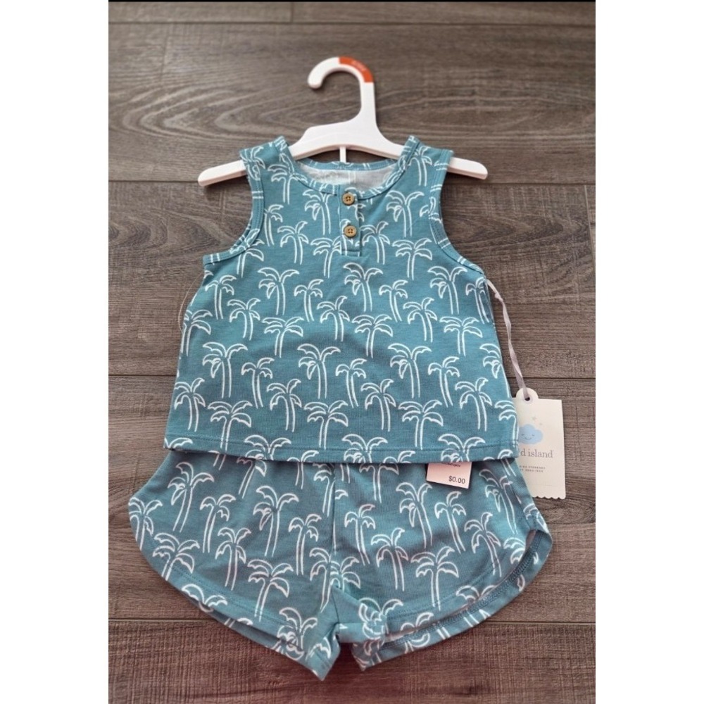 Cloud island baby boy set 6-9 mos